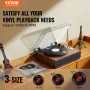 Bluetooth Vinyl Record Player 3-trins bælte drevet drejebord