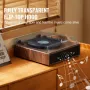 Vinyl Record Player, 3-Speed, Belt Driven Turntable Player with Built-in 10W Stereo Speakers Magnetic Cartridge, Support 33/45/7