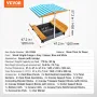 Wooden Sandbox with Canopy, 57.3 x 47.2 x 47.2 in Sand Box, Sand Pit with Foldable Bench Seats and Bottom Liner, Natural Wood Ki