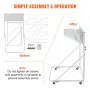 Mobil Blueprint Storage Rack Plan Holder med 12 pivotbeslag 240