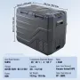 Car Refrigerator, 39 L Dual Zone Portable Freezer, 12 Volt Car Refrigerator Fridge, -4℉-68℉ Adjustable Range, 12/24V DC and 100-