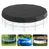 18 Ft Round Pool Cover, Solar Covers for Above Ground Pools, Safety Pool Cover with Drawstring Design, 420D Oxford Fabric