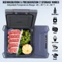 Car Refrigerator, 12 Volt Car Refrigerator Fridge, 9 L Single Zone Portable Freezer, -4℉-68℉ Adjustable Range, 12/24V DC and 100