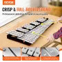 32 Note Glockenspiel Xylophone Bell Kit, Percussion Instrument with Mallets, Drum Sticks and Carrying Bag, Professional Glockens
