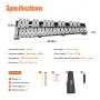 32 Note Glockenspiel Xylophone Bell Kit, Percussion Instrument with Mallets, Drum Sticks and Carrying Bag, Professional Glockens