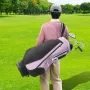 Golf Cart Bag with 14 Way Organizer Divider Top, 36” Multiple Pockets Premium Cart Bag, Durable Golf Bags with Handles & Dust Co