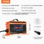 48 Volt Golf Cart Battery Charger, 15 AMP, Smart Battery Charger with 3-Pin Round Plug, Compatible with Lead-Acid AGM/GEL/EFB MF