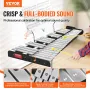 32 Bemærk Glockenspiel Xylophone Bell Kit med Mallets, Stand &