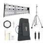 32 Note Glockenspiel Xylophone Bell Kit, Professional Percussion Instrument Set with Mallets, Drum Sticks, Music Stand,  203mm /