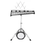 32 Note Glockenspiel Xylophone Bell Kit, Professional Percussion Instrument Set with Mallets, Drum Sticks, Music Stand,  203mm /