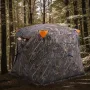 Hunting Blind, 270° See Through Ground Blind, 4-5 Person Pop Up Deer Blind for Hunting with Carrying Bag, Portable Resilient Hun
