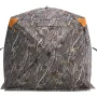 Hunting Blind, 270° See Through Ground Blind, 4-5 Person Pop Up Deer Blind for Hunting with Carrying Bag, Portable Resilient Hun