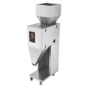 Particle Filling Machine, 0.022-2.2 lbs/10-1000g, Automatic Filler Machine with Foot Pedal, Stainless Steel Weighing Filling