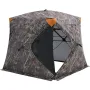 Hunting Blind, 270° See Through Ground Blind, 4-5 Person Pop Up Deer Blind for Hunting with Carrying Bag, Portable Resilient Hun