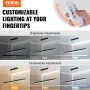 Dimmable Linear Pendant Light 20W 119.4 cm LED Linear Light Fixture Remote Control