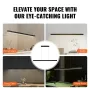 Dimmable Linear Pendant Light 20W 119.4 cm LED Linear Light Fixture Remote Control