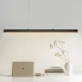 Dimmable Linear Pendant Light 20W 119.4 cm LED Linear Light Fixture Remote Control