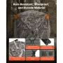 Hunting Blind, 270° See Through Ground Blind, 1-2 Person Pop Up Deer Blind for Hunting with Carrying Bag, Portable Resilient Hun