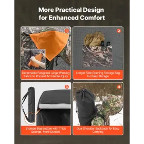 5FT Trampoline for Kids, 60" Indoor Outdoor Trampoline with Safety Enclosure Net, Basketball Hoop and Ocean Balls, Mini Toddler