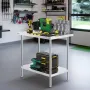 24 x 36 x 36 Inch Stainless Steel Work Table, Commercial Food Prep Worktable Heavy Duty Prep Worktable, Metal Work Table with Ad