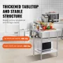 Rustfrit stål Arbejdspræparat Tabel Kommerciel WorkTable Food