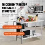 Rustfrit stål Arbejdspræparat Tabel Kommerciel WorkTable Food