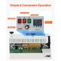 Continuous Bag Band Sealing Machine, 0.24-0.47 in/6-12 mm Seal Width, Horizontal Band Sealer Machine with Digital Temperature Co