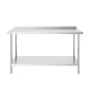 24 x 60 x 36 Inch Stainless Steel Work Table, Commercial Food Prep Worktable Heavy Duty Prep Worktable, Metal Work Table with Ad