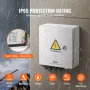 PV Combiner Box, 4 String, Solar Combiner Box with 15A Rated Current Fuse 63A Circuit Breaker Lightning Arrester and Solar Conne