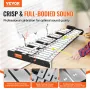 32 Bemærk Glockenspiel Xylophone Bell Kit med Mallets, Drum