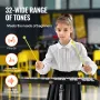 32 Bemærk Glockenspiel Xylophone Bell Kit med Mallets, Drum