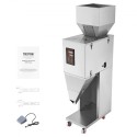 Particle Filling Machine, 0.044-6.6 lbs/20-3000g, Automatic Filler Machine with Foot Pedal, Stainless Steel Weighing Filling