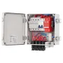 PV Combiner Box, 4 String, Solar Combiner Box with 10A Rated Current Fuse 63A Circuit Breaker Lightning Arrester and Solar Conne