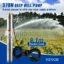 Dyb brønd nedsænket pumpe rustfrit stål vandpumpe 370W 5,3