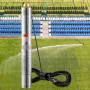 Deep Well Submersible Pump, 370W 230V 50Hz, 5.3 m³/h Max Flow 50 m(164 ft) Max Head, with 9.1 m Electric Cord, Stainless Steel W