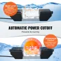Ultrasonic Mist Maker 6 Head, 4500mL/H Ultrasonic Fogger, Mist Maker with 165W IP67 Waterproof Power Supply, Buoy, Replacement D