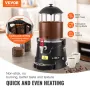 Hot Chocolate Dispenser, 10 L Hot Chocolate Machine with 30℃-90℃ Adjustable Temperature Range, High-quality ABS Tank Hot Chocola