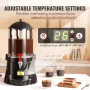 Varm chokolade dispenser 10 l abs varm chokolade maker maskine