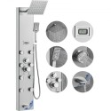 Shower Panel Tower System 6 Modes Digital Display Stainless Steel Rainfall