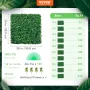 Artificial Boxwood Panel UV 12pcs Boxwood Hedge Wall Panels Artificial Grass Backdrop Wall 20X20" 4cm Green Grass Wall Fake Hedg