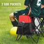 6 sæde bærbar sammenklappelig sportsbænk udendørs campingstol