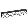 Portable Folding Bench, 6 Seat Foldable Soccer Bench with Side Pockets and Carrying Bag, Lightweight 600D Oxford Fabric Sideline