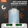 Flydende nitrogenbeholder 10 L aluminiumslegering LN2 container