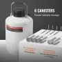 Flydende nitrogenbeholder 10 L aluminiumslegering LN2 container