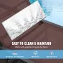 Chaise Lounge Chairs Outdoor, Aluminum Patio Lounge Chairs with Adjustable 5-Position, Folding Pool Lounge Chairs Recliner and F