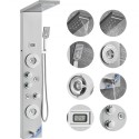 Shower Panel Tower System 6 Modes LED & Display Stainless Steel Rainfall
