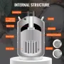 Liquid Nitrogen Tank, 30 L Aluminum Alloy Liquid Nitrogen Container, LN2 Tank Dewar with 6 Canisters and Carry Bag with Straps, 