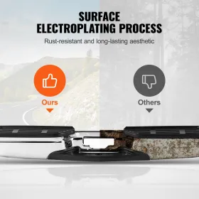 Hårnålsbordben 0,7 m, sæt med 4 skrivebordsben 408,2 kg belastningskapacitet, hårnålebenben 3 stænger til skrivebordstole Bench