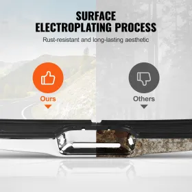 711,2 mm hårnålemøbler ben, metal hjem DIY -projekter til natbord, sofabord, skrivebord, 226,8 kg belastningskapacitet med gummi