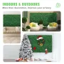 12pcs Artificial Boxwood Panel UV Boxwood Hedge Wall Panels Artificial Grass Backdrop Wall 24X16" 4cm Green Grass Wall Fake Hedg